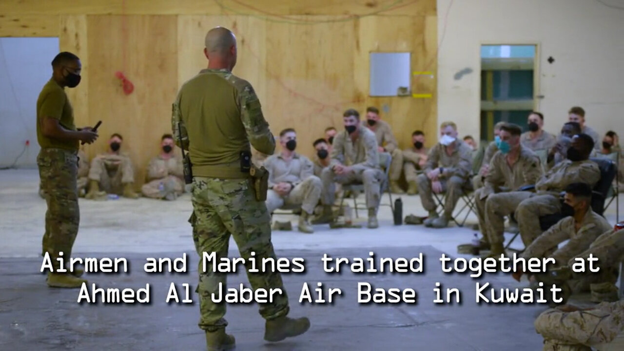 Air Force and Marines Joint Security Training