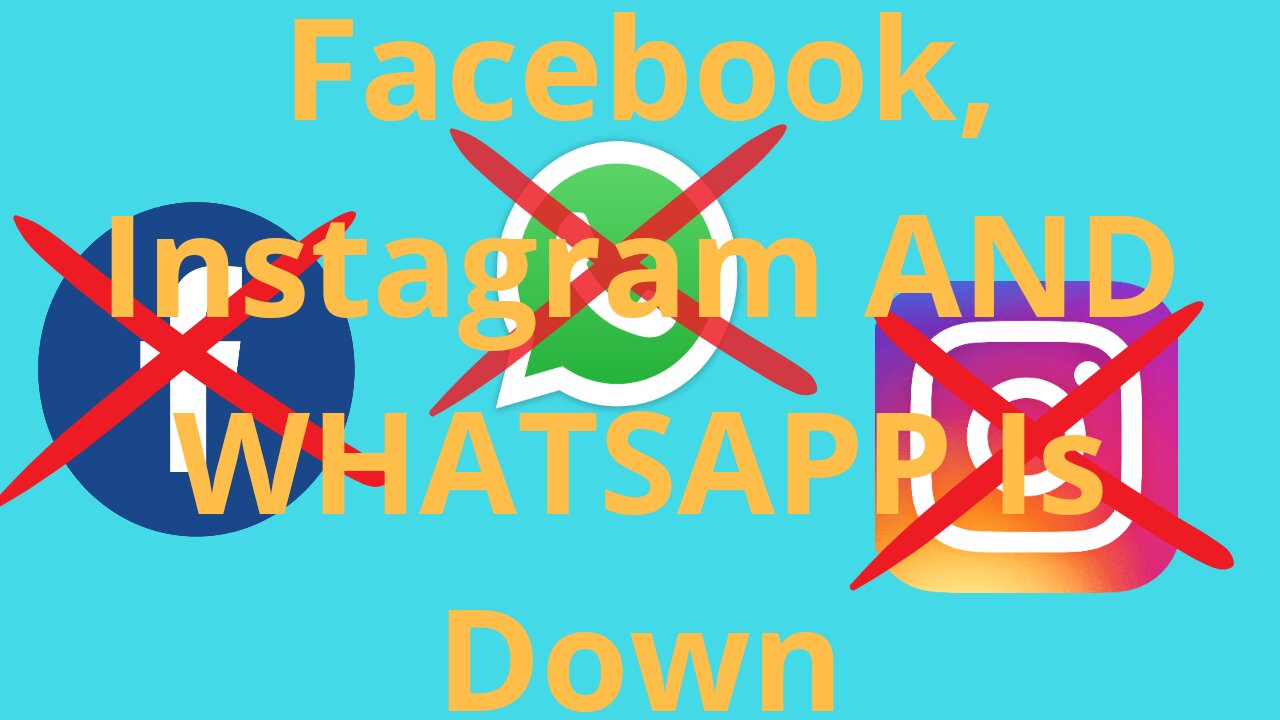 🚨🚨Facebook, Instagram AND WHATSAPP Is Down