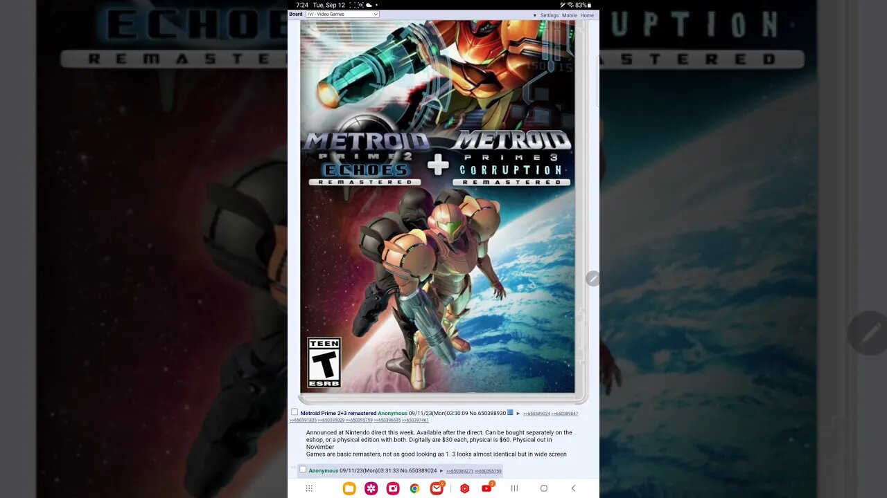 metroid prime 2 + 3 leaked