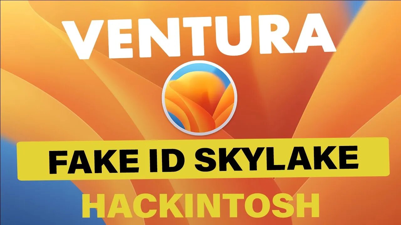 ✅ AJUSTE ESSENCIAL MacOS VENTURA 👉 FAÇA ISSO ANTES DE MIGRAR DO MONTEREY 😱 FAKE ID SKYLAKE IGPU 👊