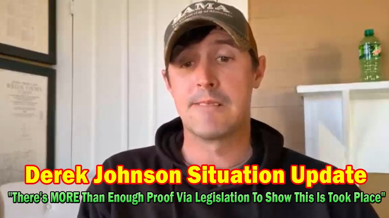 Derek Johnson Update: "There's MORE Than Enough Proof Via Legislation To Show This Is Took Place"