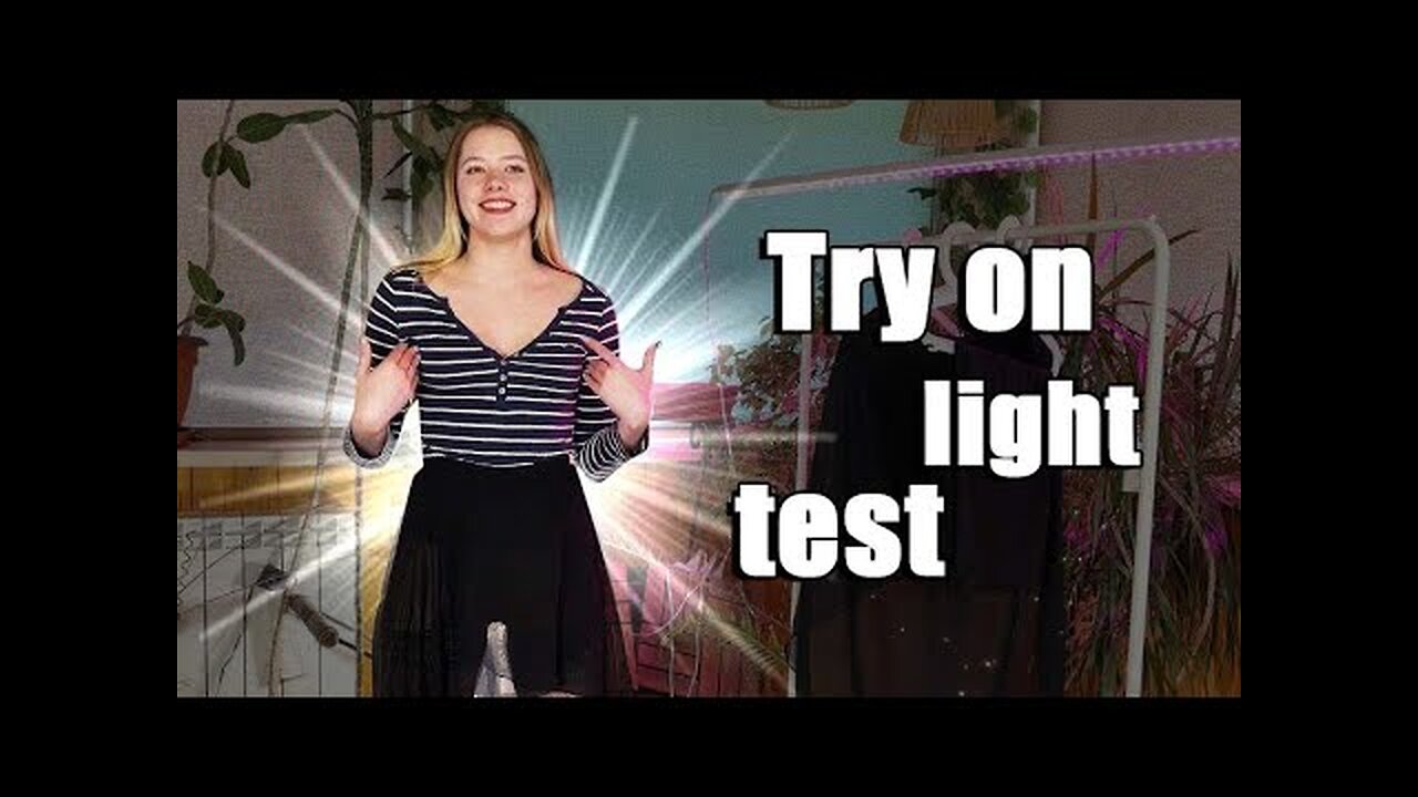 Dazzling Fitting: Light test Skirts Try on