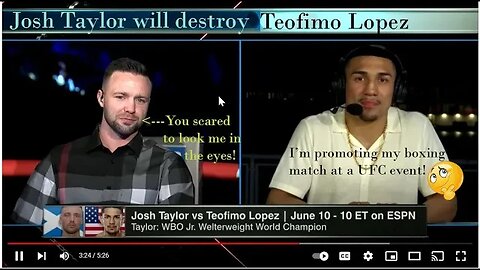 Josh Taylor is ready to give Teofimo Lopez the beating he asked for. Will Josh end Lopez career?