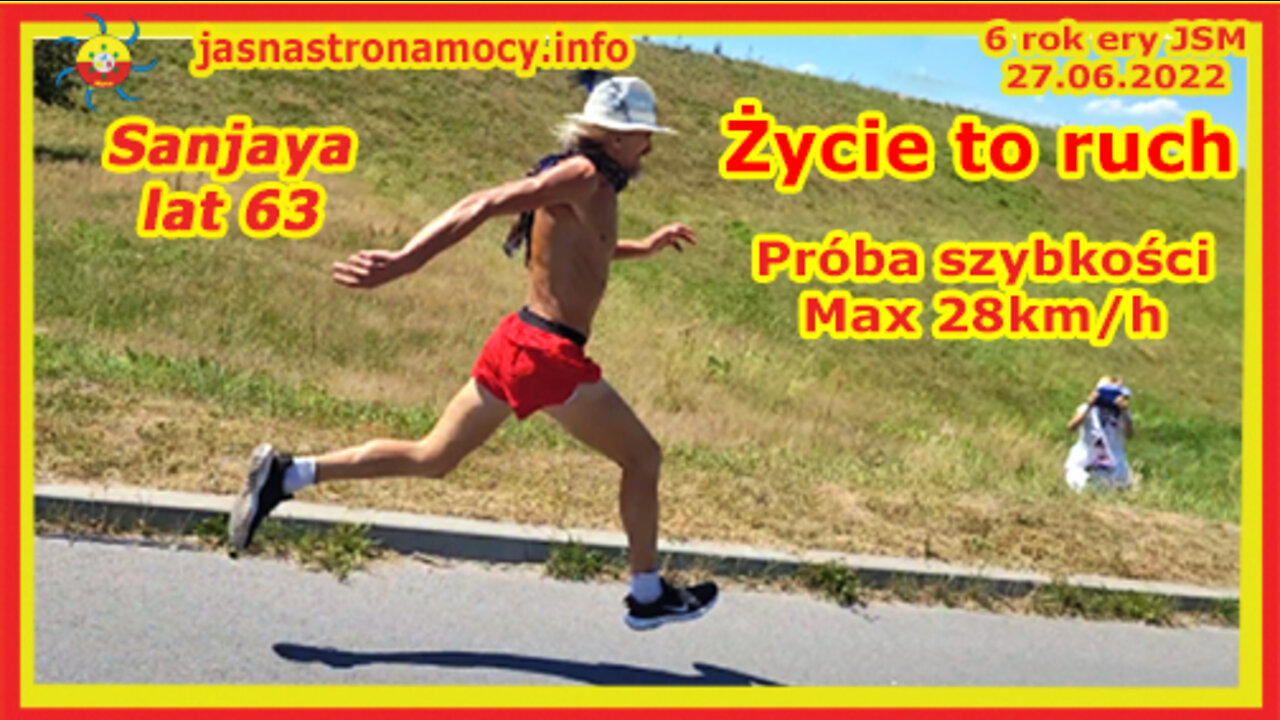 Życie to ruch Próba szybkości Max 28km/h Sanjaya lat 63