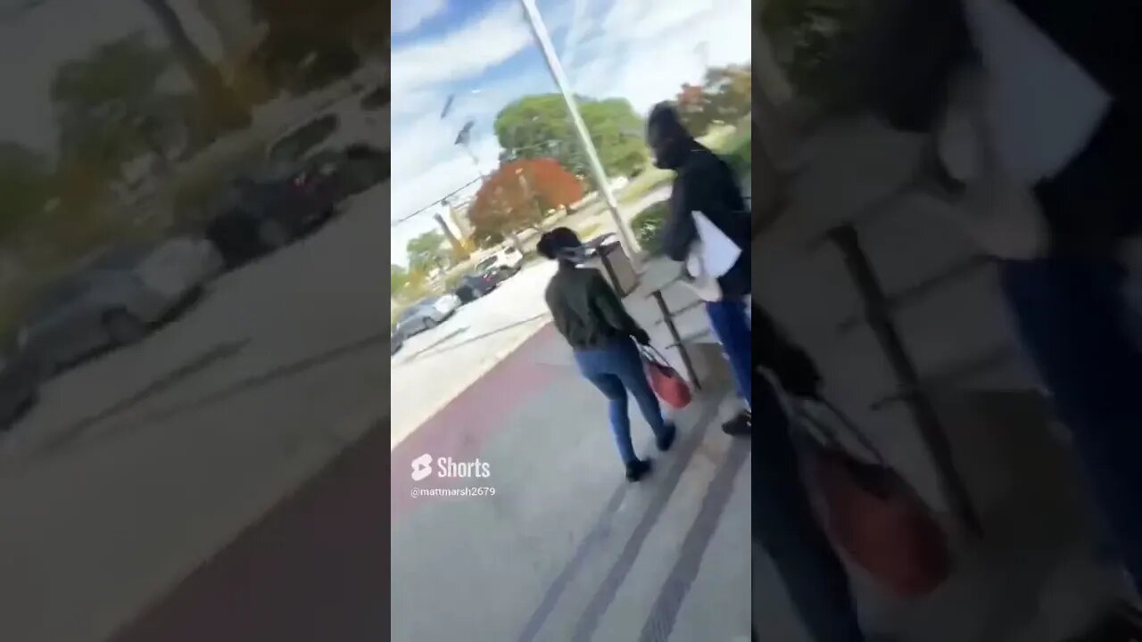 Problematic security guard attacks white guy