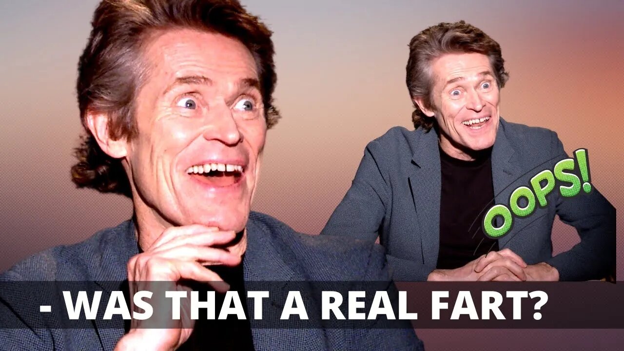 Hilarious Willem Dafoe explains How MOVIE-Farts Can Be REAL (The Lighthouse)