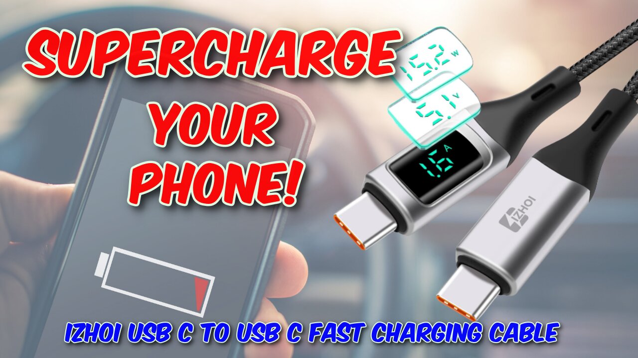 IZHOI USB C to USB C Fast Charging Cable Review