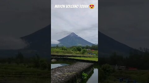 Mayon Volcano Today😍 #mayonvolcano #mayon