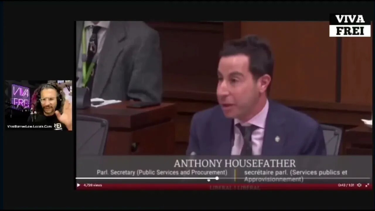 Viva Frei Excoriates Parl. Secretary Anthony Housefather