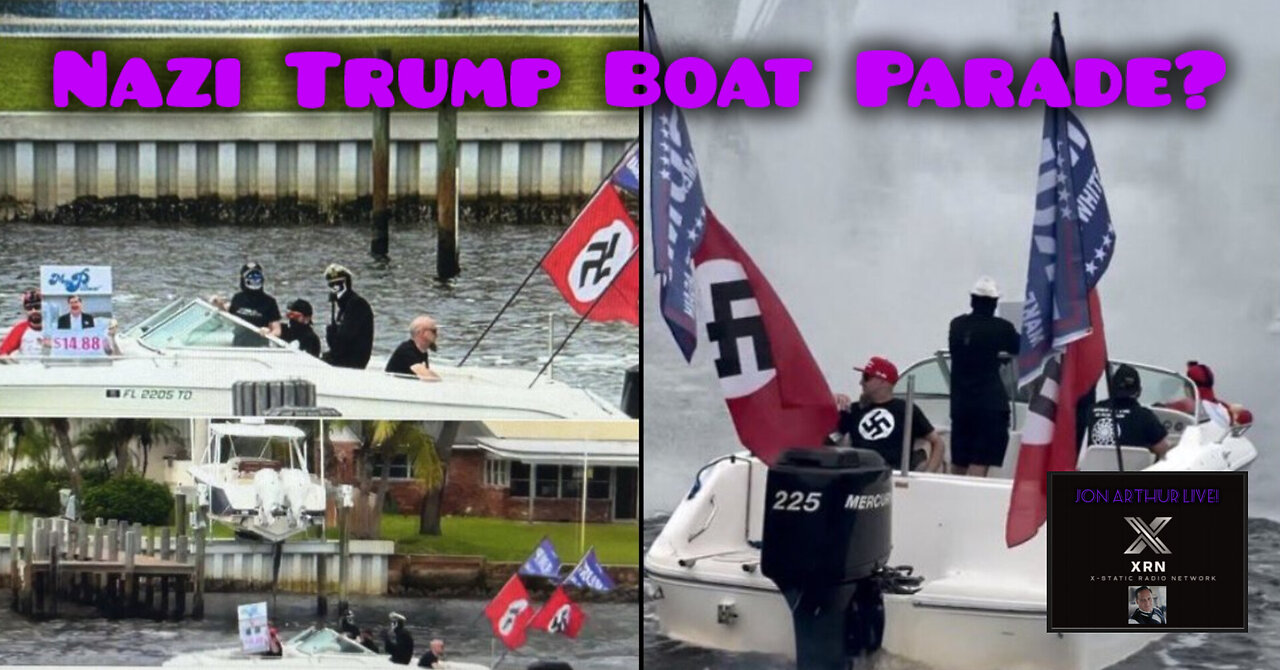 Trump Boat Parade Flying Nazi Flags...