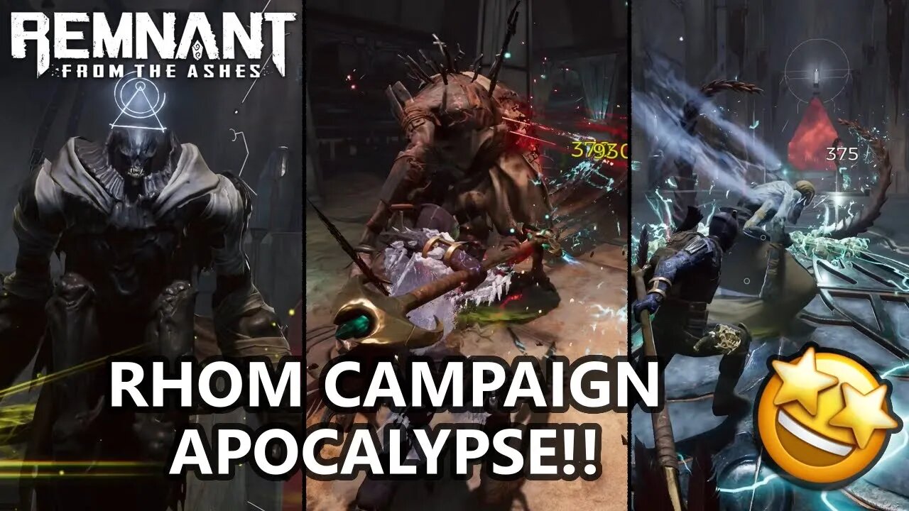 RHOM CAMPAIGN! Apocalypse Co-Op FUN - REMNANT FROM THE ASHES 4K Gameplay