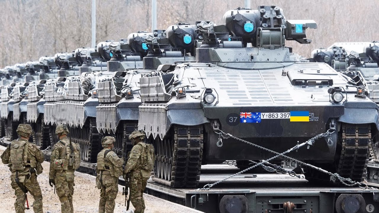 Again! A Dozen More Australia's Most Lethal Armored Vehicles Arrive in Ukraine