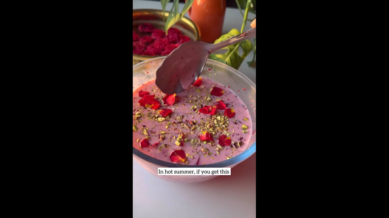 Rose delight pudding