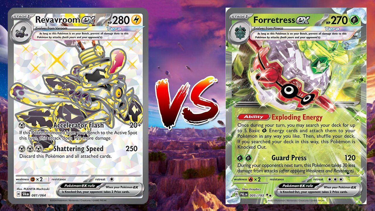 Pokemon TCG Live Revavroom EX Tatsugiri VS Forretress EX Dusknoir!!