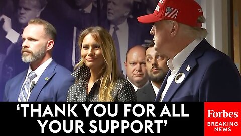 WATCH: Melania Trump Makes Election Day Remarks To Husband's Staff And Supporters At Campaign HQ