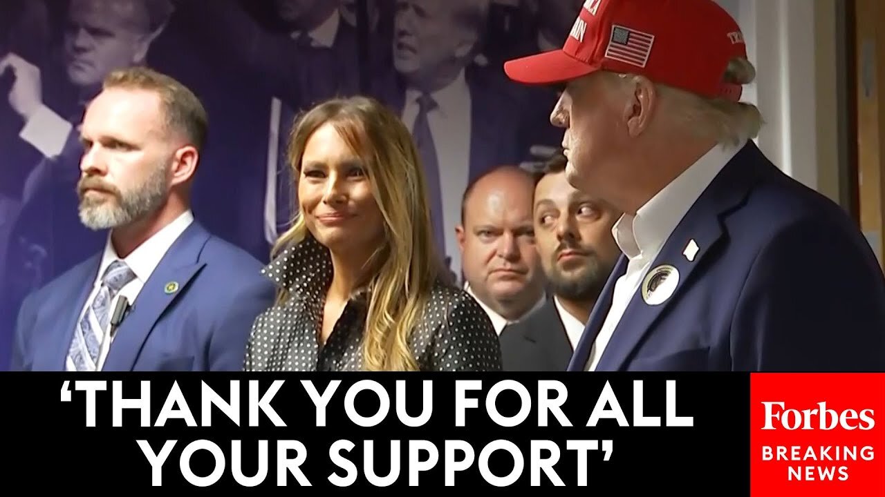 WATCH: Melania Trump Makes Election Day Remarks To Husband's Staff And Supporters At Campaign HQ