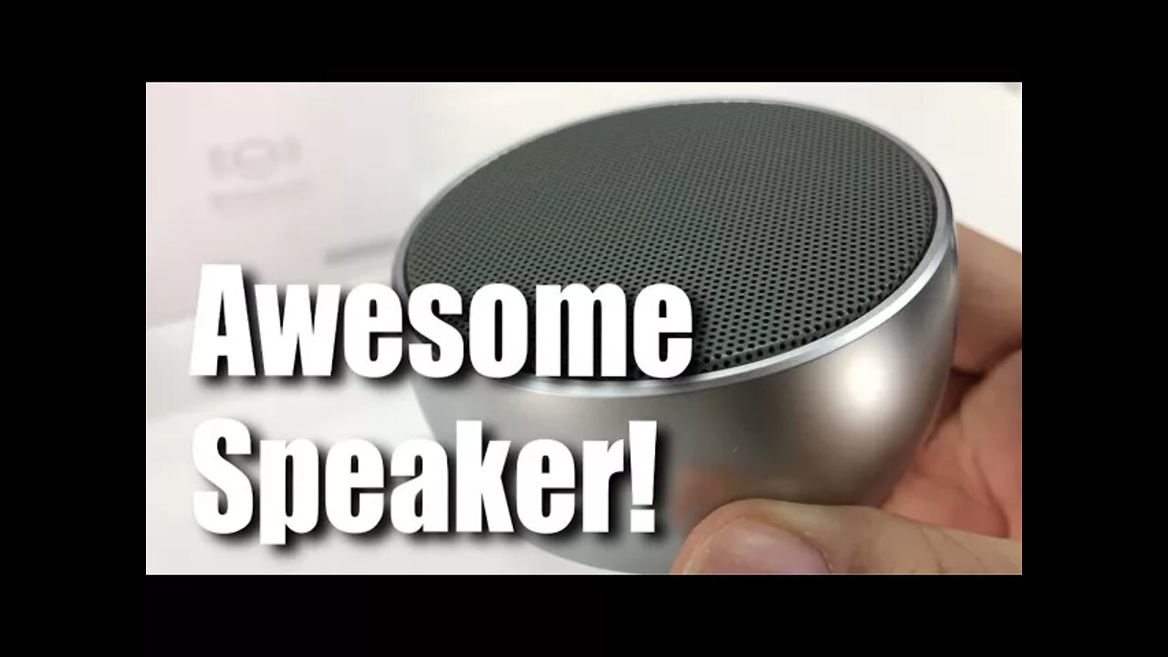 Smileto Mini Round Portable Wireless Bluetooth Music Speaker Review