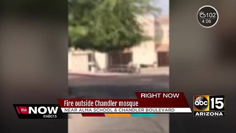 Fire crews battling blaze at Chandler mosque