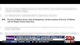 Interim McFarland City Manager speaking out after investigation