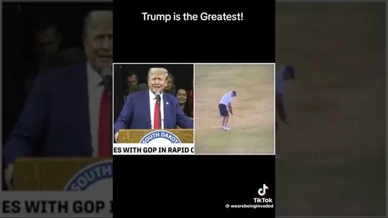 Donald Trump vs Joe Biden Golf Game