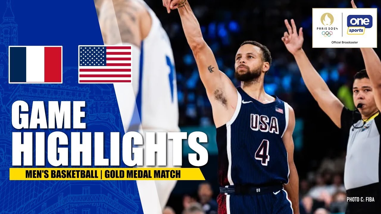 FRANCE vs USA | GOLD MEDAL FULL-GAME HIGHLIGHTS | MEN'S BASKETBALL | PARIS 2024 | AUG 11