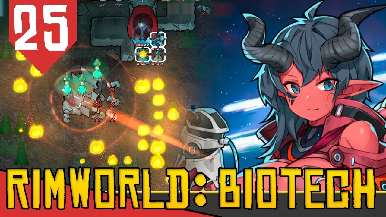 Briga de CANHÃO - Rimworld Biotech #25 [Série Gameplay PT-BR]