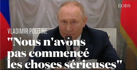 Vladimir Poutine défie lOtan dans un discours très dur