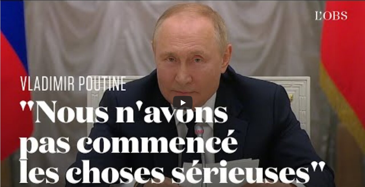 Vladimir Poutine défie lOtan dans un discours très dur