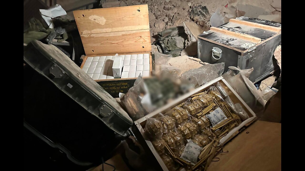 IDF: Vehicles and weapons prepared for terrorist activities by Hezbollah's