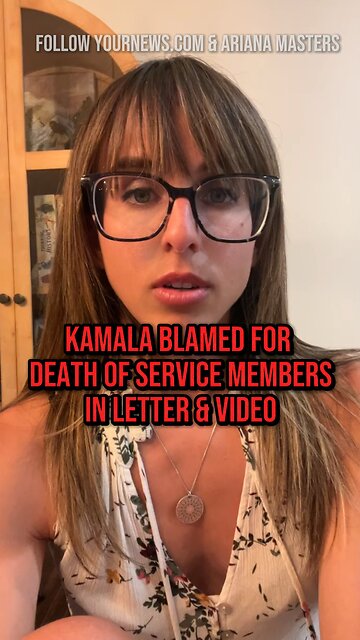 Kamala blamed for death of service members by goldstar families
