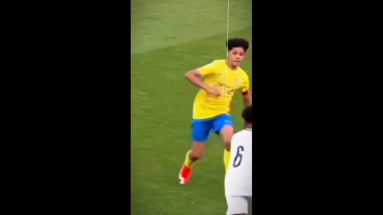 Ronaldo Jr Hit the player, 😱must watch 🔥_#short#Cr7#Ronaldo#🔥