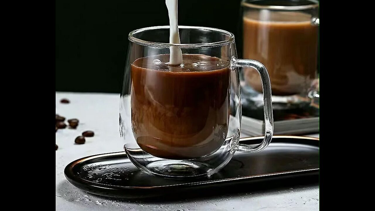 coffee mug double wall glass for sale online in USA for US $4 Free Shipping