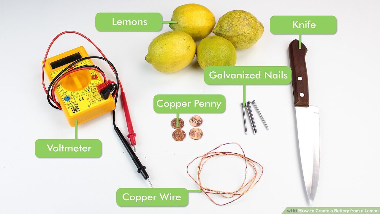 How to Make Lemon Batteries!