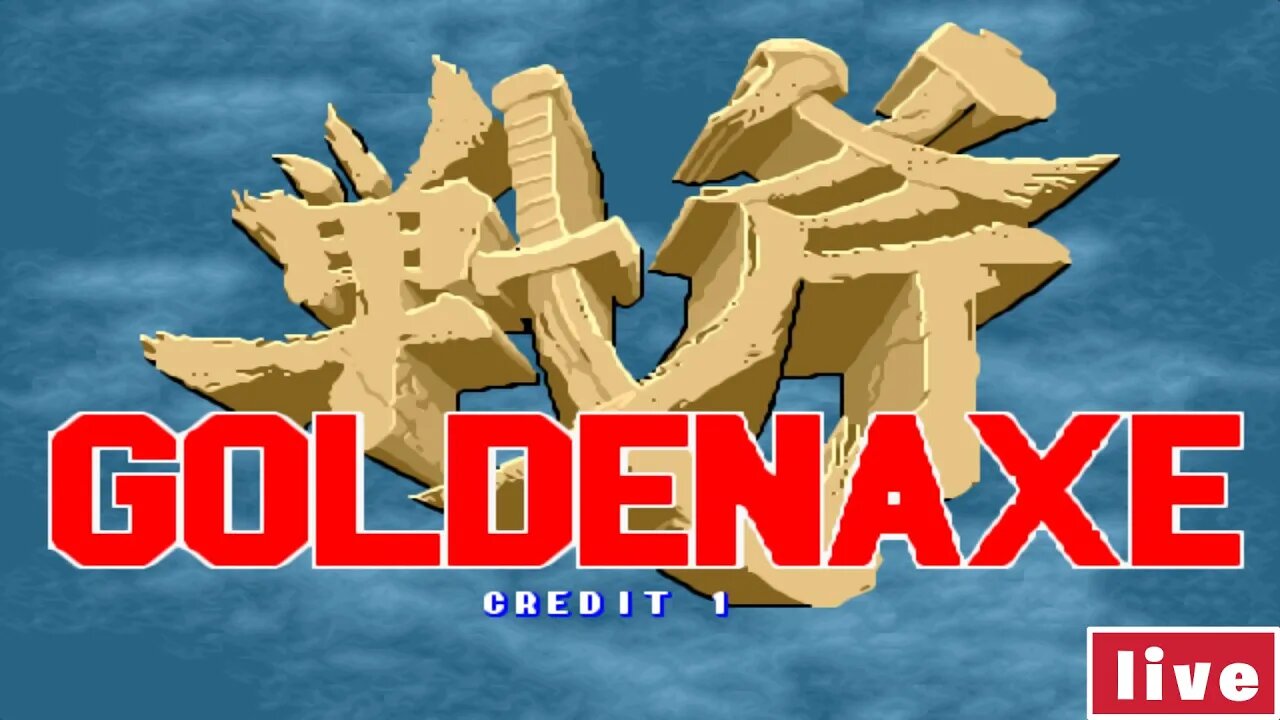 [🔴Live] Golden Axe Arcade GamePlay Até o Fim