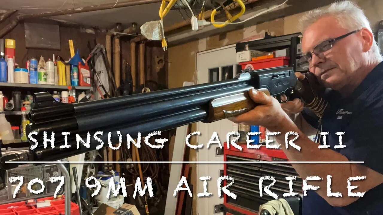 Shinsung Career II 707 ultra, 357 (9mm) lever action pcp air rifle first look after repairs. Wow!