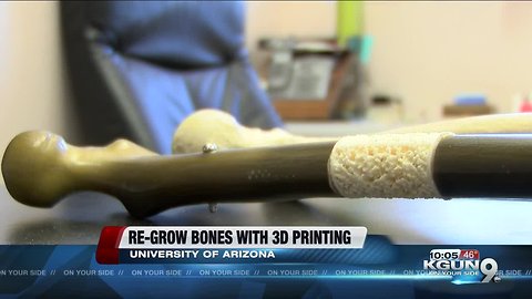 UA researchers re-growing bones with 3D printing, stem cells