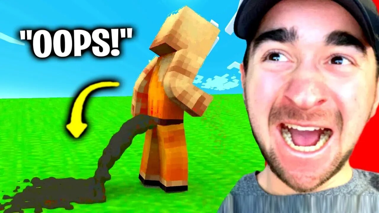 Hardest YOU LAUGH = DELETE MINECRAFT Challenge!