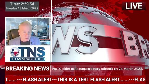 TNS TEST FLASH ALERT