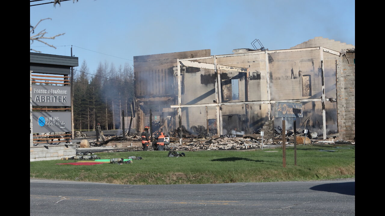Incendie Fabritek - 8 mai 2022