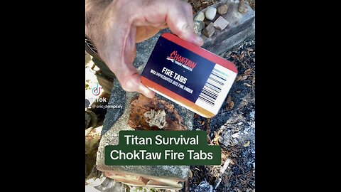 Titan Survival’s ChokTaw Fire Tabs