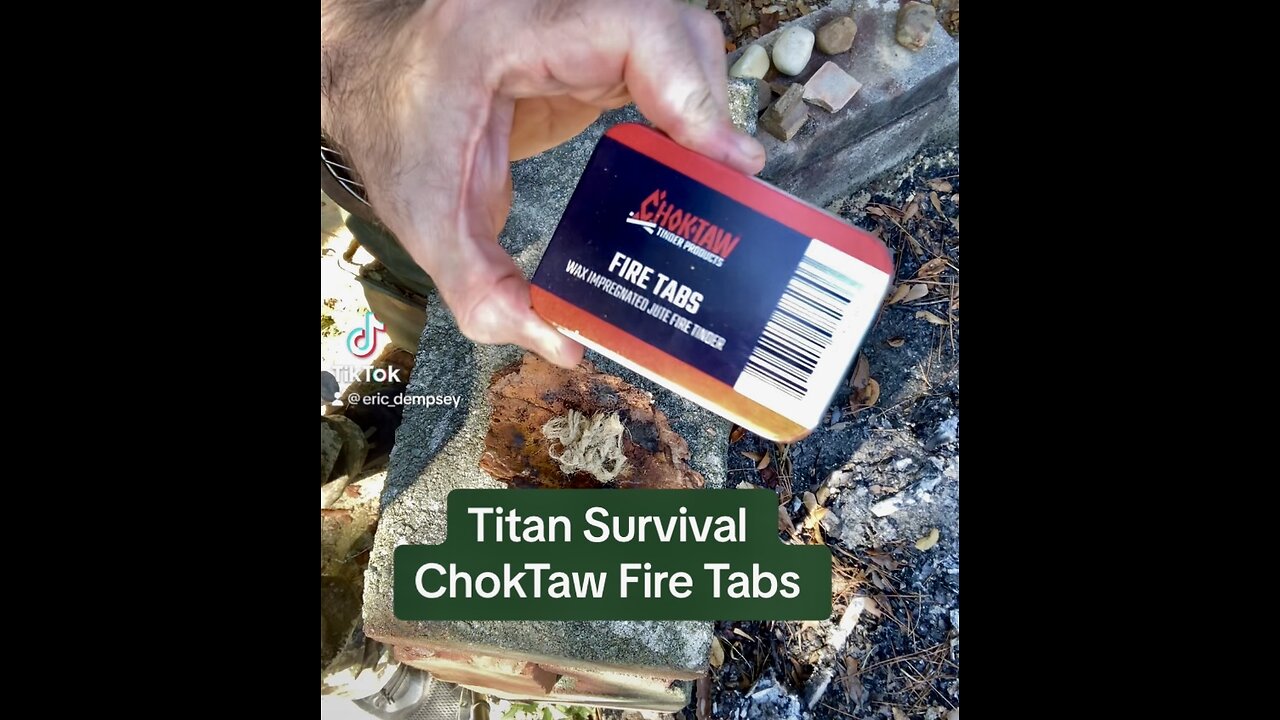 Titan Survival’s ChokTaw Fire Tabs