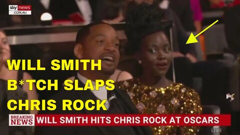 Will Smith B*tch Slaps Chris Rock @ Oscars