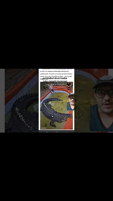 A 23 foot crocodile in india??