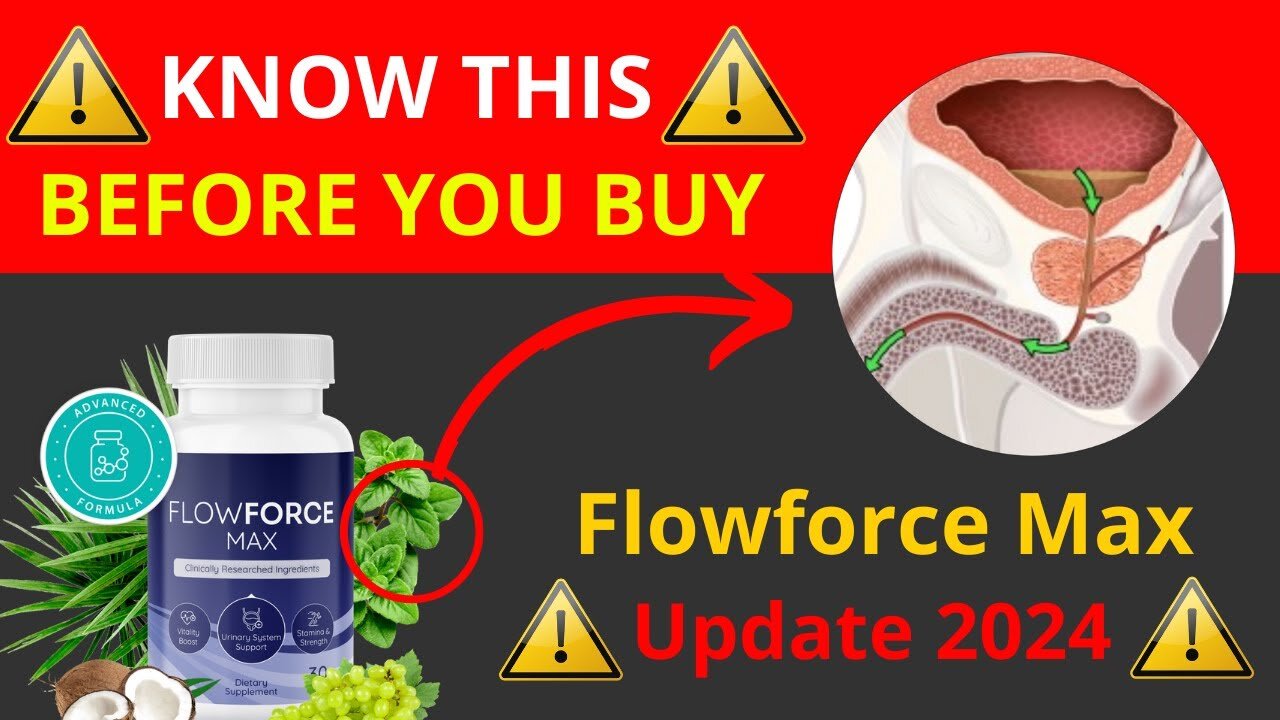 FLOWFORCE MAX (❌NEW WARNING!!❌)FLOWFORCE MAX - FlowForce Max Reviews - FlowForce Max Supplement