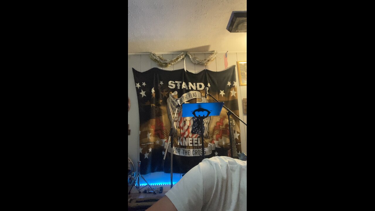 Mike Arnold preaching #1