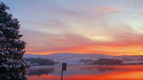 this mornings red sky
