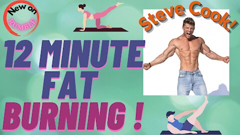 BURNING 12 Minute FAT ABS Home Workout with Steve Cook