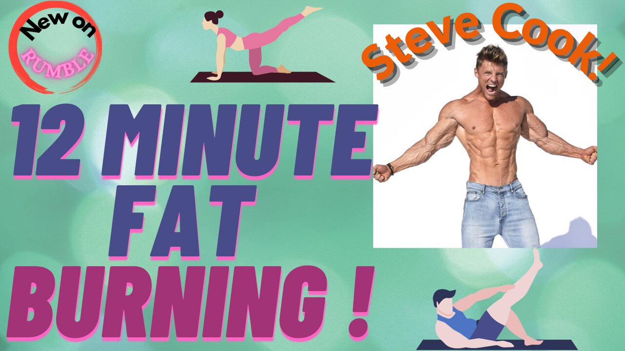 BURNING 12 Minute FAT ABS Home Workout with Steve Cook