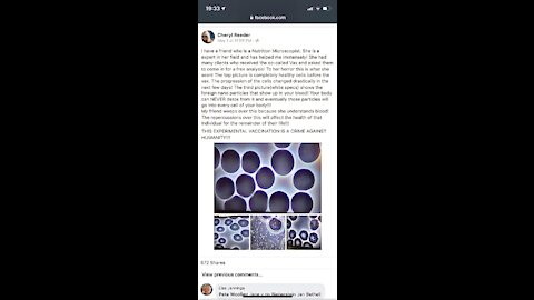 Long Term Effect of COVID Vaccination - Cheryl Reeder FB Post