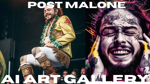 Post Malone Ai Art Gallery #postmalone #aiart #midjourney